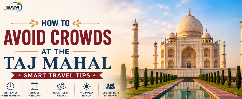 how to avoid crowds at the taj mahal
